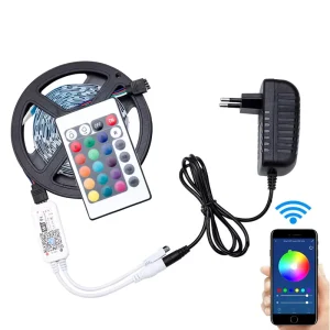 Remote Control Wifi System Wake up Kit Alexa Smart Strip Light for Home System Living Room Lighting Fitting