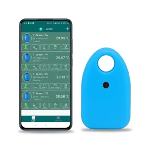 Remote Smart Ble Temperature Humidity Sensor Thermometer for Server Room Data Center App Display