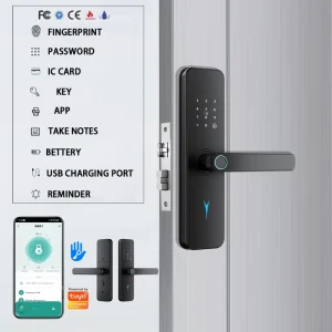 Remote Unlock Smart Door Lock Wifi Cerradura Inteligente Rfid Password Fingerprint Digital Smart Lock for Apartment