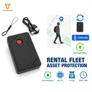 Rental Fleet Asset Protection OTA Remote Upgrade 1200mAh Rechargeable Battery Family Member Tracker Wireless GPS Tracker