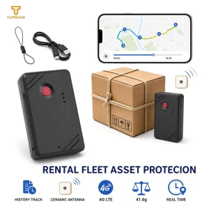 Rental Fleet Asset Protection Route Playback History Built-in Ceramic Antenna Asset Container Tracker Wireless GPS Tracker