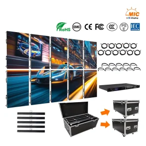 Rental Led Display Indoor Outdoor Full Color Ledwall P1.9 P2.6 P3.9 P4.8 Led Video Wall 500x500mm Led Screen