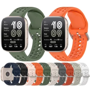 Replacement Silicone Watch Strap for Bip 6 A2435 Soft Sport Wrist Band for Bip6 Smart Watch