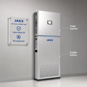 Residential ESS 21kWh 11kW LiFePO4 Inverter With Built in Battery Off Grid Power System Solar Self Consumption Supplier