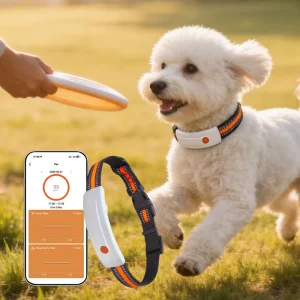 Respiratory Rate Monitoring Health Report Activity Tracking 4G LTE Night Walk Evening Visibility GPS Pet Tracker