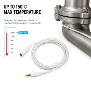 Reusable Custom Connector Long-Term Equipment Liquid Leak Detection Water Leak Monitoring Cable Wi-Fi Tuya Smart App CE FCC RoHS