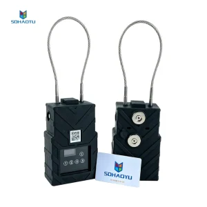 Reusable Smart Dual-system Tracking Lock for Containers and Trucks.