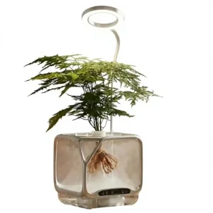 Revolutionary Indoor Fog Garden System PVC Ultrasonic Atomization Aeroponic Planter Full Spectrum LED Grow Light USB Powered