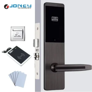 Rfid Card Hotel Room Door Lock with Management Software System Access by Keys and Smart Cards