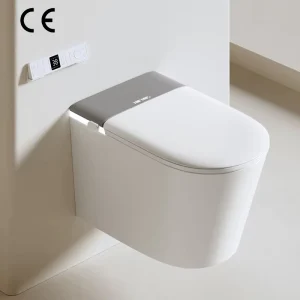 Rimless Smart Toilet Bidet Wall Mounted Self Cleaning P Trap Suspended WC Intelligent Automatic Wall Hung Smart Toilet
