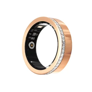 Rings Customizable Smart Ring Diamond Design IP68 Waterproof Health Tracker Heart Rate SpO2 Sleep Monitor