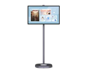 Rotatable Touch Screen Smart Display Android 13.0 System Portable 32 Inches LED White Full HD Dual Band Wi Fi Home TV