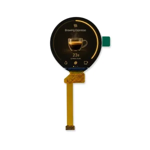 Round 1.39 Inch 1.39″ TFT LCD Display Module 360×360 Resolution GC9B71 QSPI Driver 16.7M Color for Smart Watch Screen