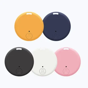 Round Bluetooth Anti lost Reminder for Objects Kids Pets Smart Tracking Pet Locator Tag Mini GPS Tracker for Dog Cat Finder