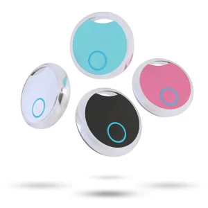 Round Pet Smart Tracker Anti lost Bluetooth Key Finder Locator Mini GPS Tracker for IOS Android