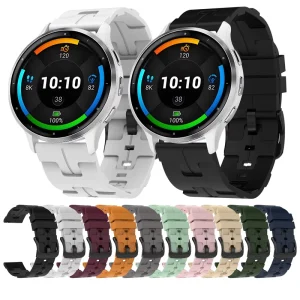 Round-Tail Silicone Watch Strap 20mm 22mm Replacement Band for GT4 Samsung Amazfit Garmin Smart Watch