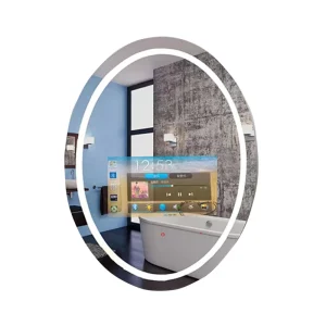 Round square LCD Ultra Thin High Resolution Wifi Wall Mounted Touch Screen hd 4k LCD smart Advertising Display for Retail Store
