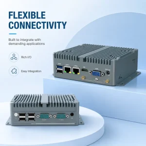 Rugged Fanless Embedded Computer for Industrial IoT and Edge Computing Flexible Configuration for OEM Projects Industrial Box PC
