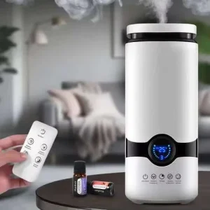 Russian Hot Selling 4L Desktop Air Humidifier Ultrasonic Plastic Ceramic Silent Household Bedroom Aromatherapy Atomizer Timing