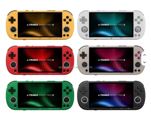 S Handheld Trimui Smart Pro S Handheld Game Console 3.5Inch IPS Linux 64GB 10000+Games 5000mAh WiFi BT Dual Joysticks Gamer