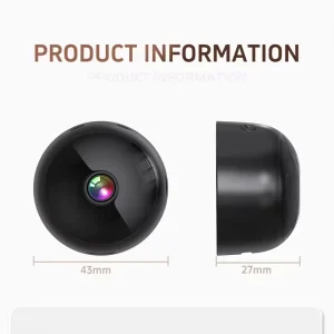 S2 Mini Indoor Wireless Smart Camera WiFi Motion Detection Portable Rotatable Remote Night Vision Memory Card Support