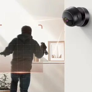 S2 Mini Indoor Wireless Smart Camera WiFi Motion Detection Portable Rotatable Remote Night Vision Memory Card Support