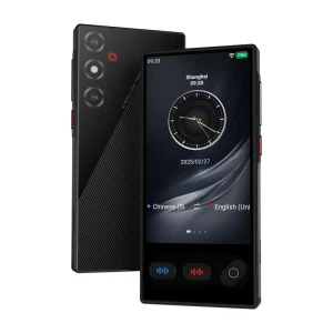 S35 AI Voice Translator Device Offline Instant Real Time Translation 148+9 Dialects Touch Screen WiFi Recording Long Battery