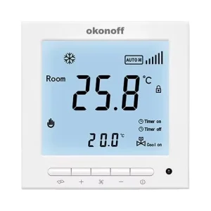 S602BFR digital central air conditioning 4 pipe fan coil Smart cold Room fcu Thermostat