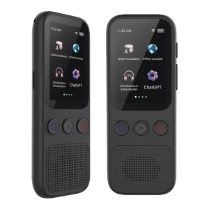 S80 Portable Smart Translator, Color IPS Display, WiFi, 138 Online and 18 Offline Languages, AI Voice Translation
