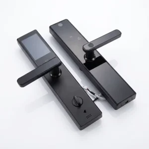S819-2 Smart Door Lock with Wi-Fi Tuya App Fingerprint Card Password Key Unlock Grade C Cylinder Security Smart Lock