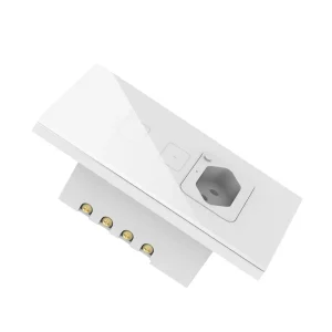 SIXWGH Brazilian Smart Wall Socket 2 Gang Light 1 Plug 16A Max Current 240V Max Voltage Glass 4 Way Supports Google Home Alexa