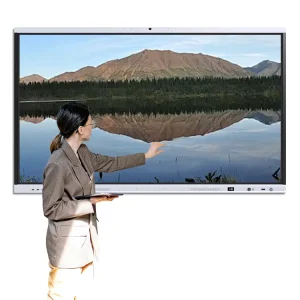 SKD 100 110 Inch Conference Meeting Board with Ai Camera Face Tracking 4k Interactive Whiteboard Office Collaboration Display