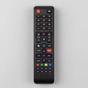 SKH 103 Wireless Voice LCD TV Remote Control LED Smart TV Fixed Code ABS Plastic 8 Meter Range 433MHz 4 Buttons AAA Battery