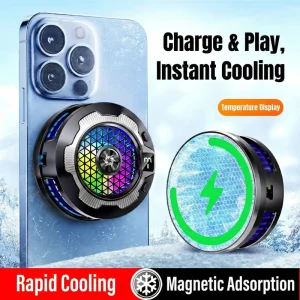 SL15 Magnetic Mount Mobile Phone Holder Ring Light Gaming Smart Tracking Adjustable Height 3-in-1 Wireless Charging