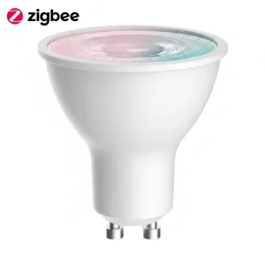 SLS RGB+C+W White Smart LED GU10 Bulb, Dimmable Zigbee Light, Android App, Alexa, Google Home and Tuya Control, Hotel Electrical