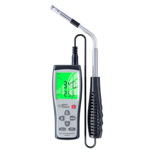 SMART SENSOR AR866A Wind Speed Meter USB ABS Material 0.01m/s Resolution 1% Accuracy Thermal Anemometer 0-45 for Wind Speed