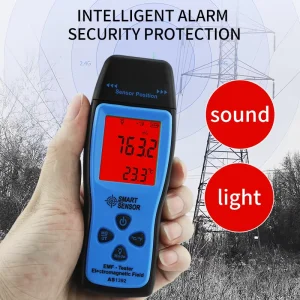 SMART SENSOR Durable Electromagnetic Radiation Detector 30Hz 300Hz Frequency Range Sound Alarm for Household Appliances Mobile