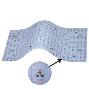 SMD 2835 RGB Led Sheet Light DC24V 936Leds Soft Led Backlight Sheet With Smart Control System