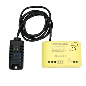 SMG 3051 Zigbee Temperature and Humidity Monitoring Sensor 85 250V Tuya Smart Switch Module 433 RF Remote Control Relay Alexa