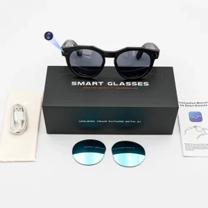 SNT NEX Smart Eyewear 8MP Camera BT Call WIFI Transfer Video Recording Sunglasses Translation Al Smart Glasses