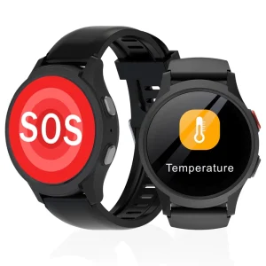SOS SDK Elderly Watch Health Care GPS Position Anti-Lost Fall Detection Vital Signs Alarm IP67 Sleep Tracker Silica Gel Smart