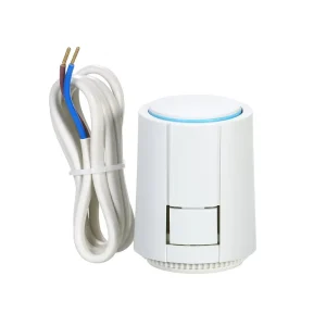 SS A103W NO NC 230V Electro Thermal Actuator for Underfloor Heating Thermostatic Control Anti flammable PC+ABS Material