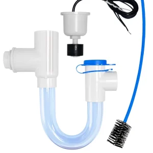 SS6 U Trap Kit with Brush Smart Trap Adds a Float Switch That Warns of Blockage and Shuts Down the A C Unit