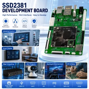 SSD2381 Kits Linux Multimedia Development Board Smart Display Controller for HMI Digital Signage AIoT Devices OEM ODM Projects