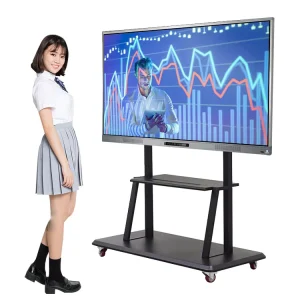 STEM Education Smart Interactive Whiteboard 86 Inch 4K LED Touch Screen AI Learning Wall Lab Classroom Equipment