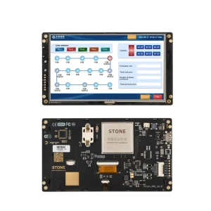STONE 7 Inch 800*480 LCD Module with PCB Board Smart UART LCM Touch Screen Display STWI070WT 01