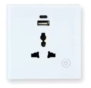 SZMYQ Smart Home Electric Wall Socket Type C QC3.0 Fast Charging Tuya Technology Alexa Controlled Safety Statistics for EU US PC