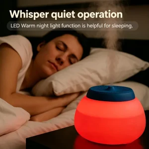Safety Protection TLC H02 LED Nightlight Function SAA Approved Grooved Tank Easy Fill 3 Liters Smart for Better Night Sleep Aid