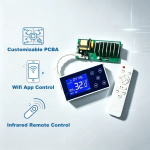 Sample Order Smart Thermostat Temperature Controller PCBA Assembly Service Board OEM/ODM PCBA Mainboard Assembly Custom
