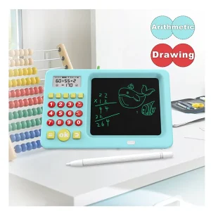 Samtoy 2 in 1 Smart Pocket LCD Writing Tablet and Mathematics Learning Machine Toys Rapid Calculation Math Toys for Kids Gift